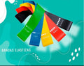 Kit de bandas elasticas x5 - sport life